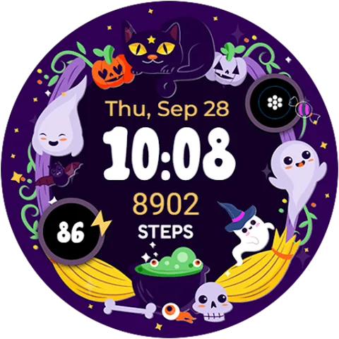 Halloween Frame watch face