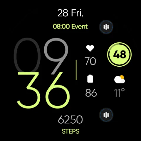 RE20 watch face