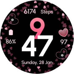 V-Day Beauty watch face