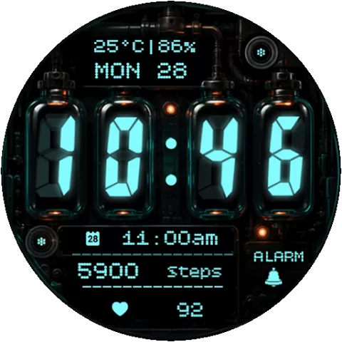VFD Retro watch face